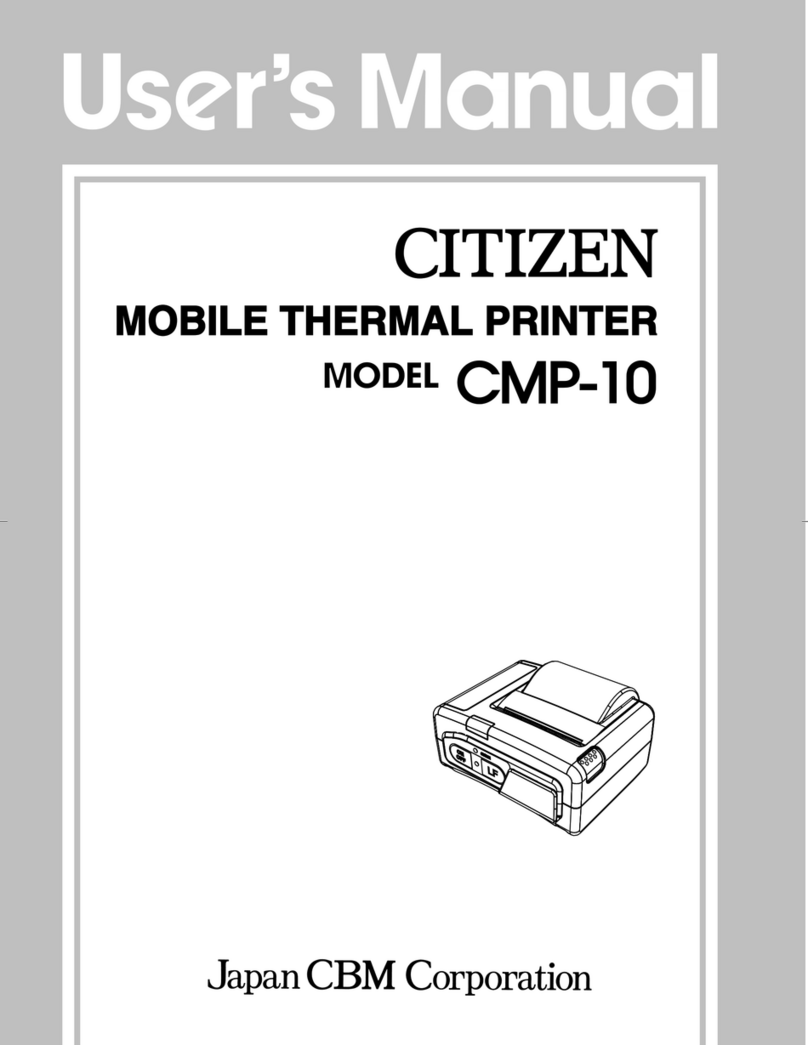 Citizen CMP-10 User manual