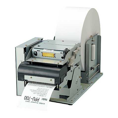 Citizen PPU PPU-700 user manual