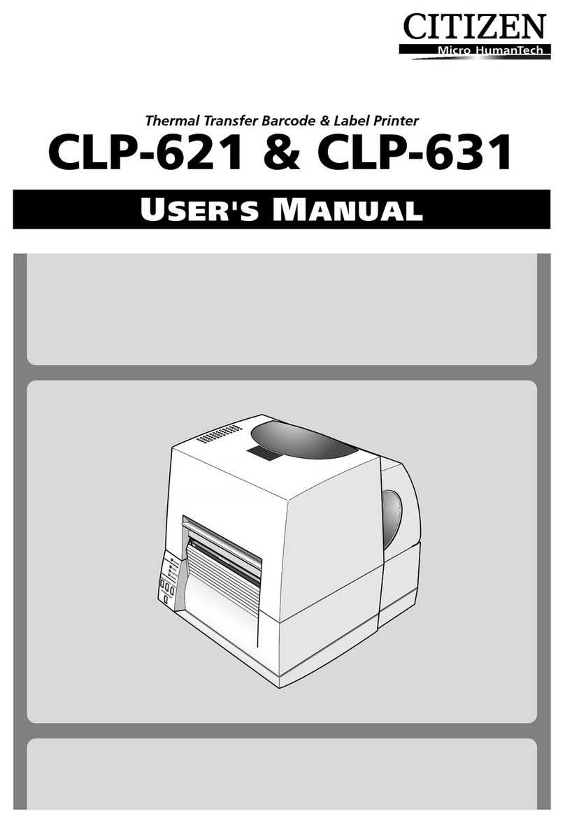 Citizen CLP 621  CLP-621 CLP-621 User manual