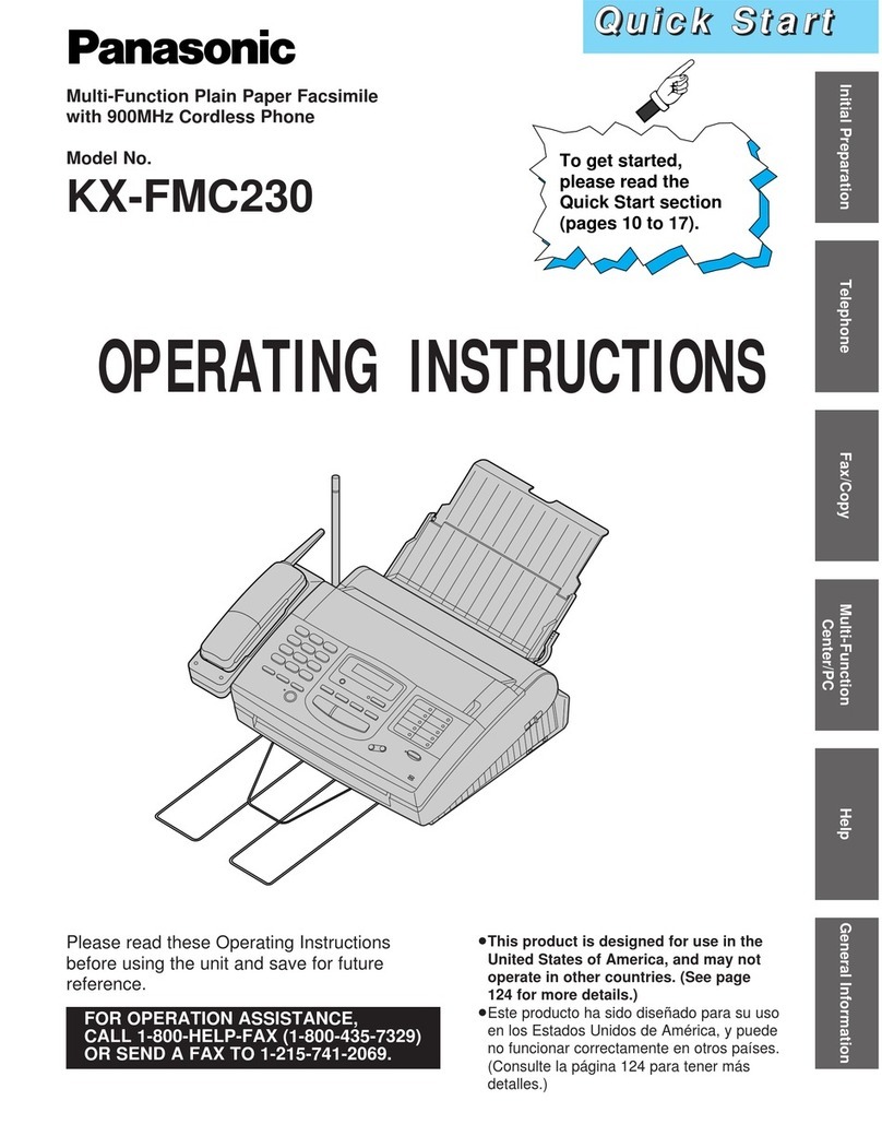 Panasonic KX-FMC230 User manual