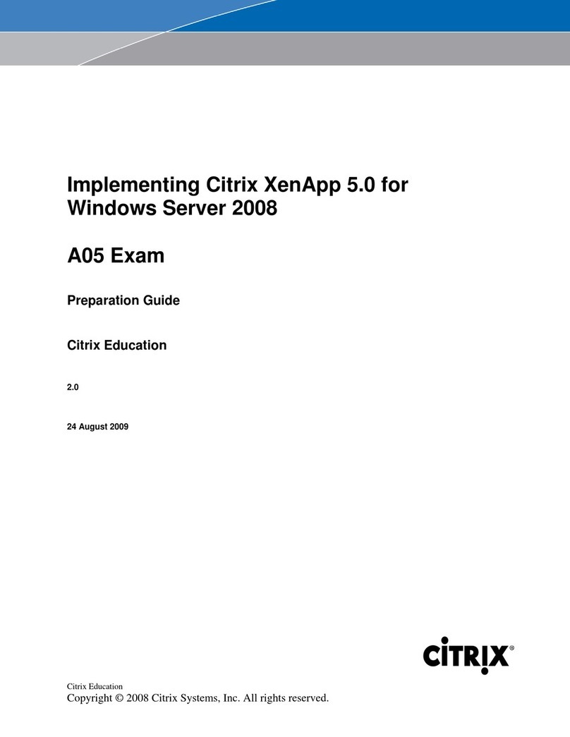 Citrix A05 EXAM Implementation guide