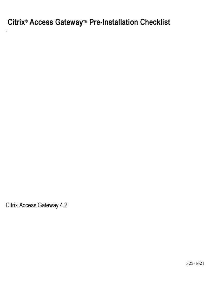 Citrix Citrix Access Gateway 4.2 Checklist