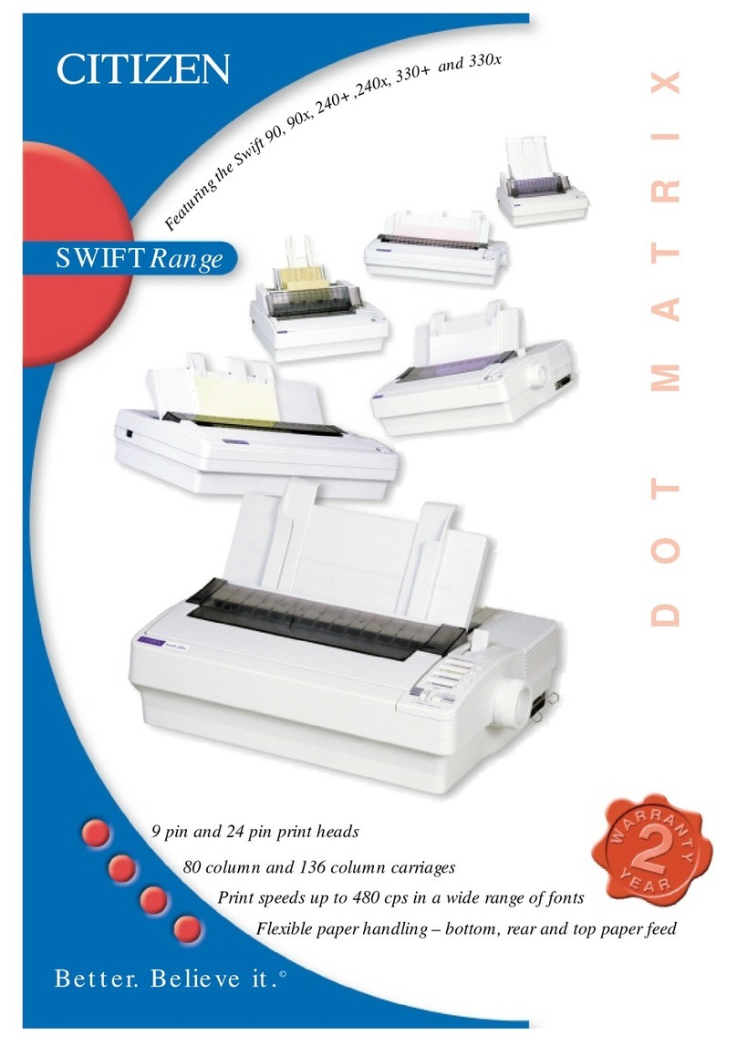Citizen Swift 90 User manual