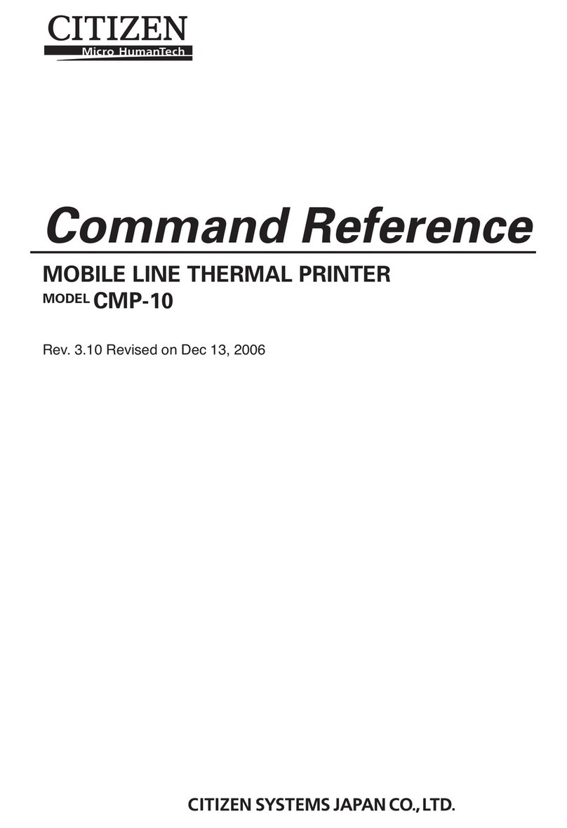 Citizen CMP-10 Installation manual