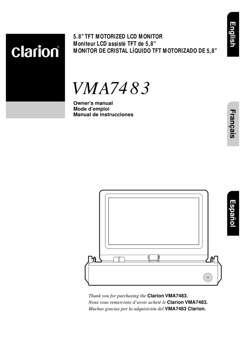 Clarion VMA7483 User manual