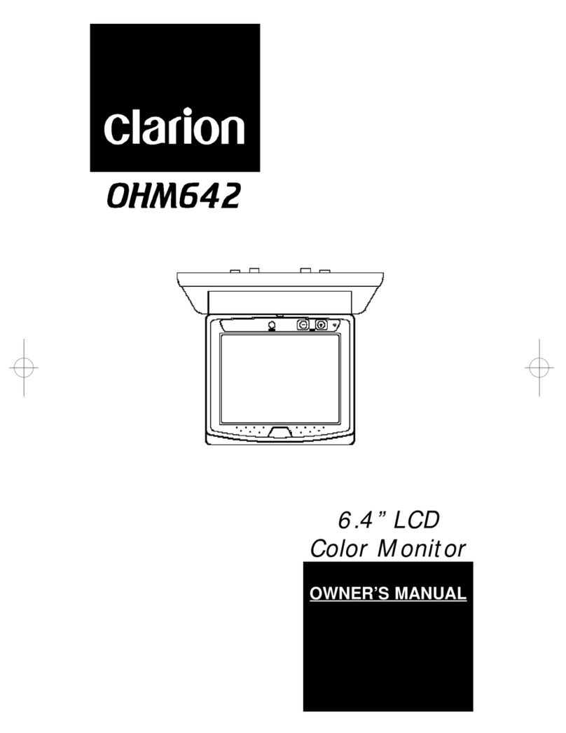 Clarion OHM642 User manual