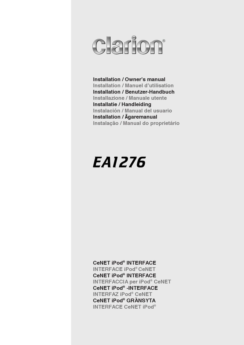 Clarion EA1276 Operating instructions