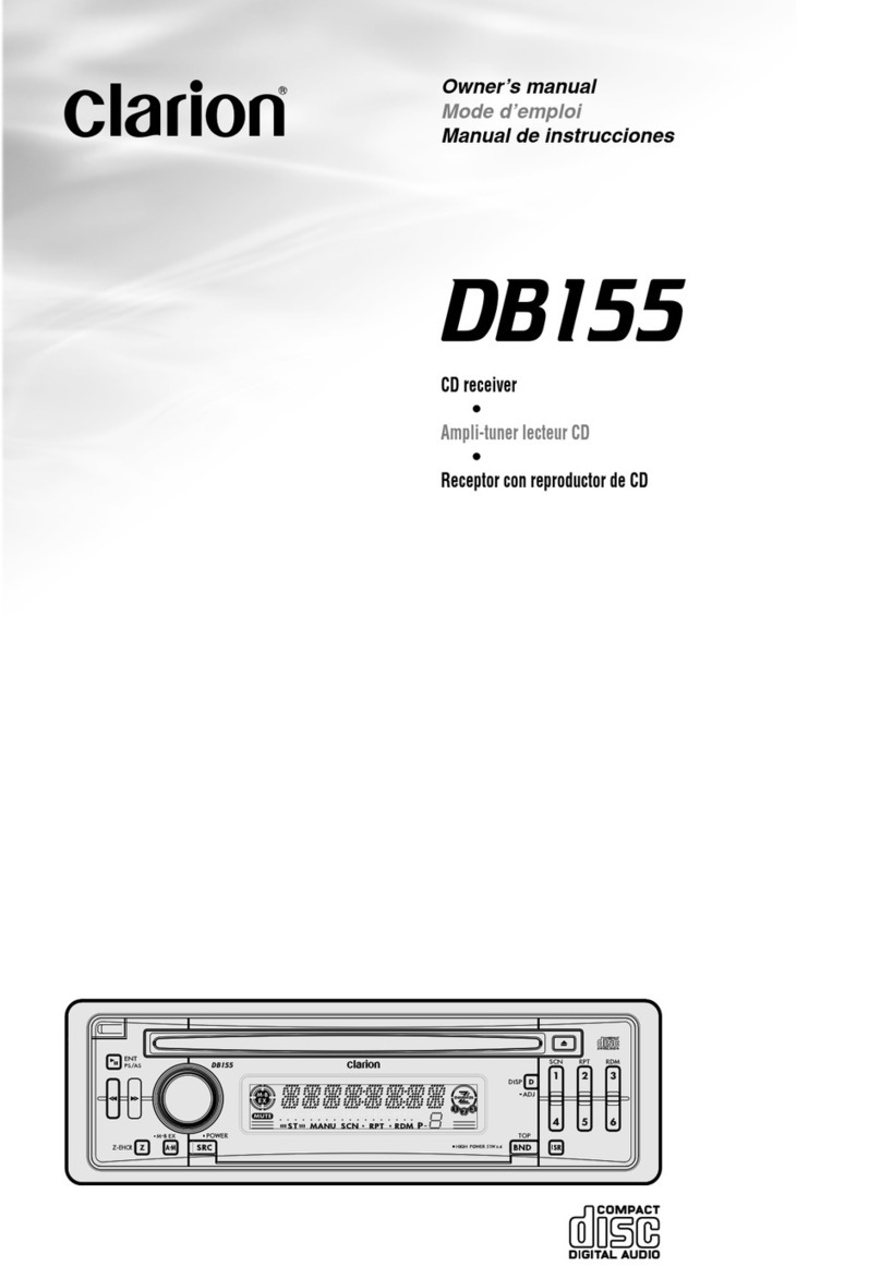 Clarion DB155 User manual