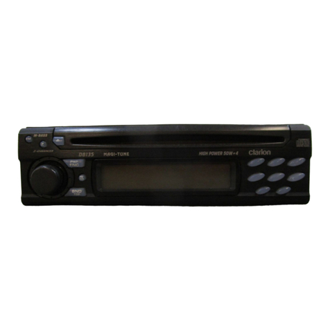 Clarion DB135 owner's manual