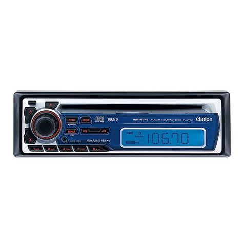 Clarion BD216 User manual