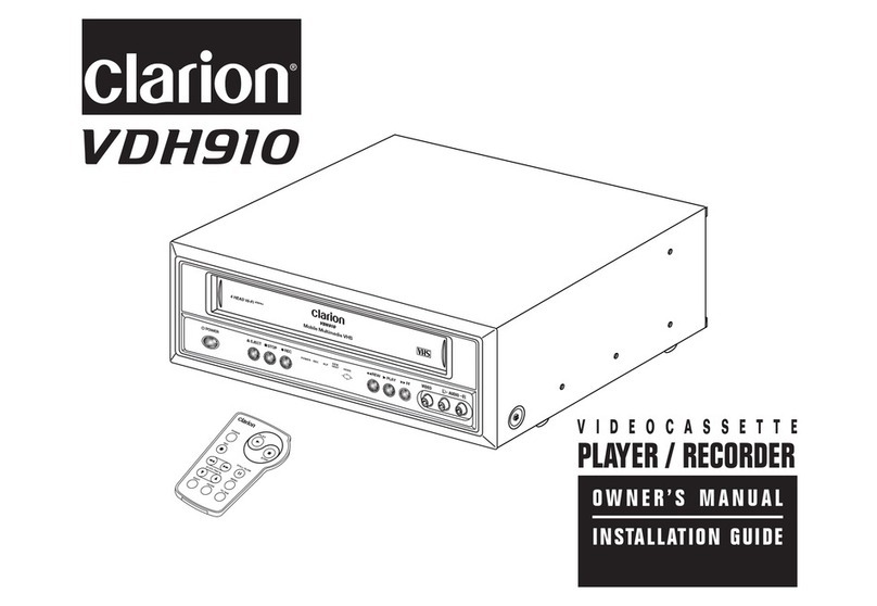Clarion VDH910 Service manual