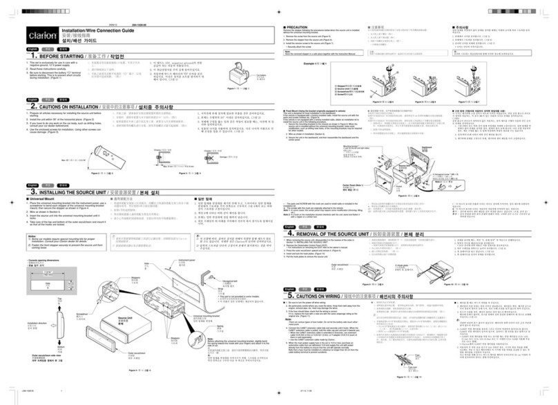 Clarion DXZ576USB Instruction Manual