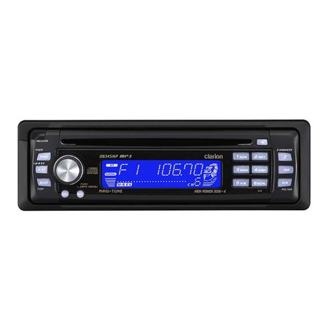 Clarion DB345MP User manual