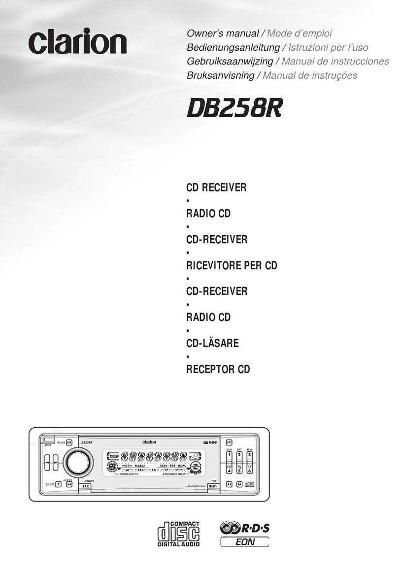 Clarion DB258R Mode d'emploi