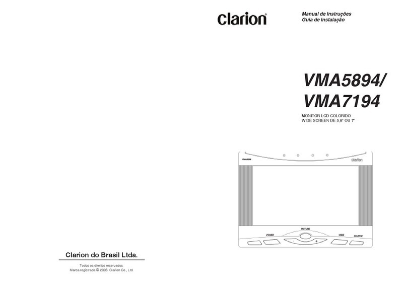 Clarion VMA5894 Instruction Manual