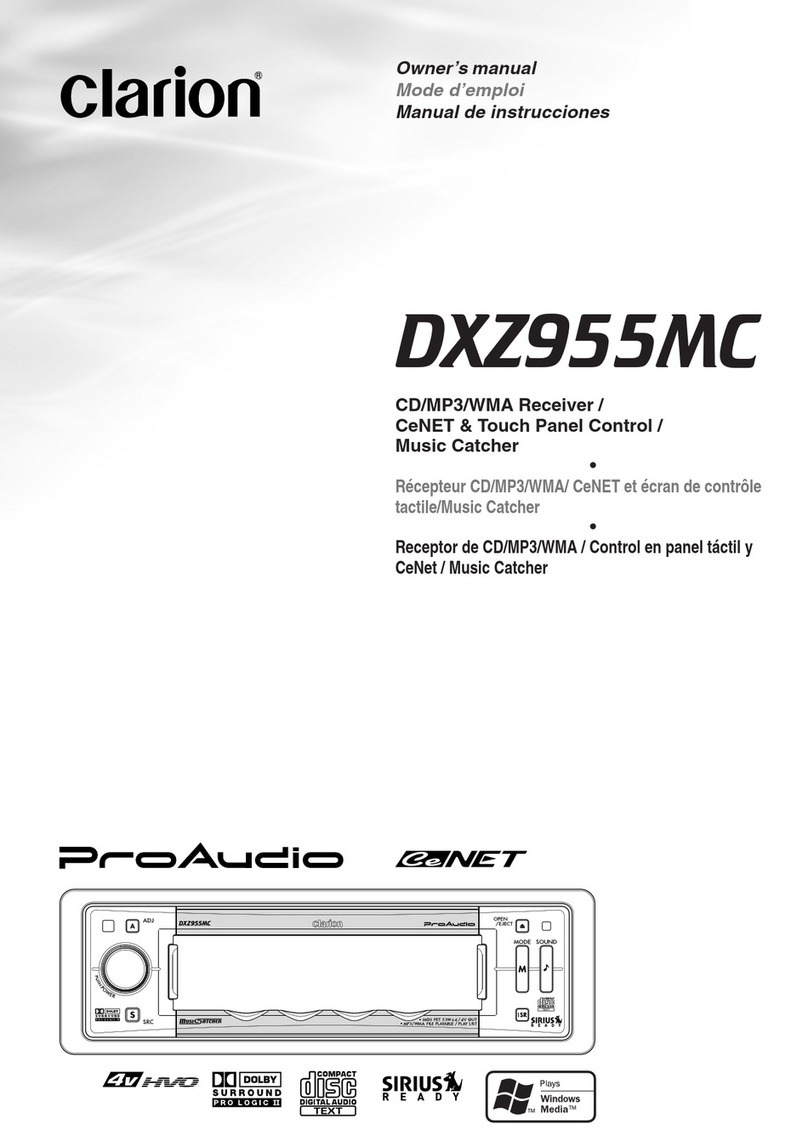 Clarion DXZ955MC User manual