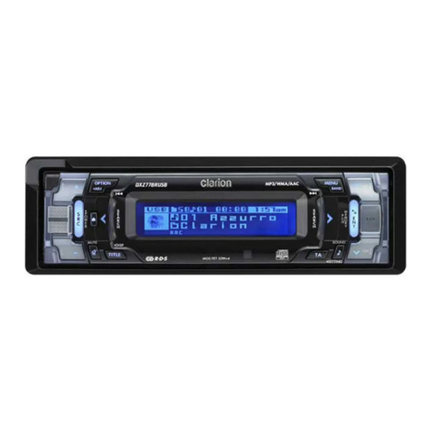 Clarion DXZ778RUSB User manual