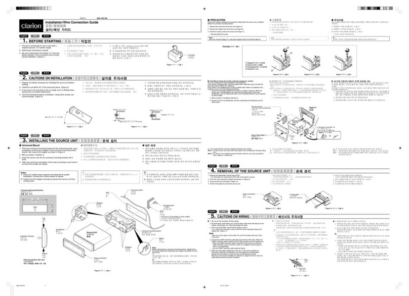 Clarion DXZ776usb Instruction Manual