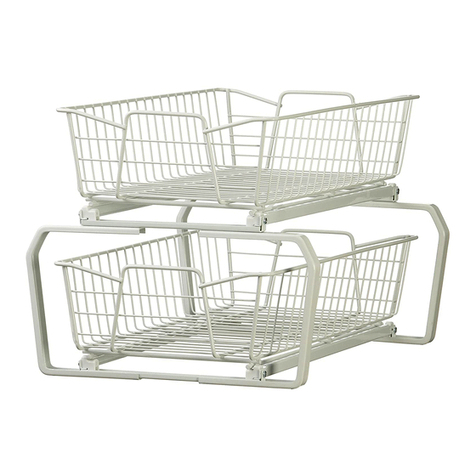 Closet Maid 11" Dual Slide Cabinet Organizer 3608 User manual Closet Maid 11" Dual Slide Cabinet Organizer 3608 User manual