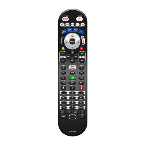 Universal Remote Control CLIKR-5 UR5U-6200L operating instructions