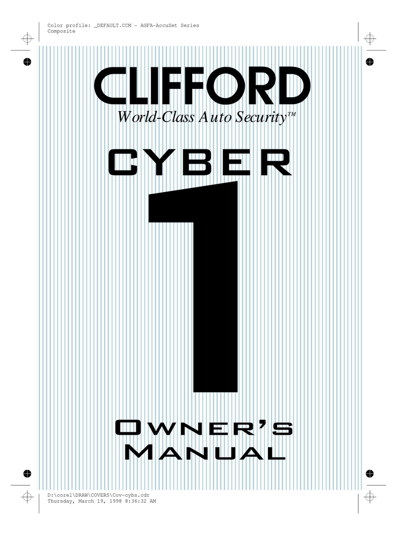 Clifford Cyber 1 User manual