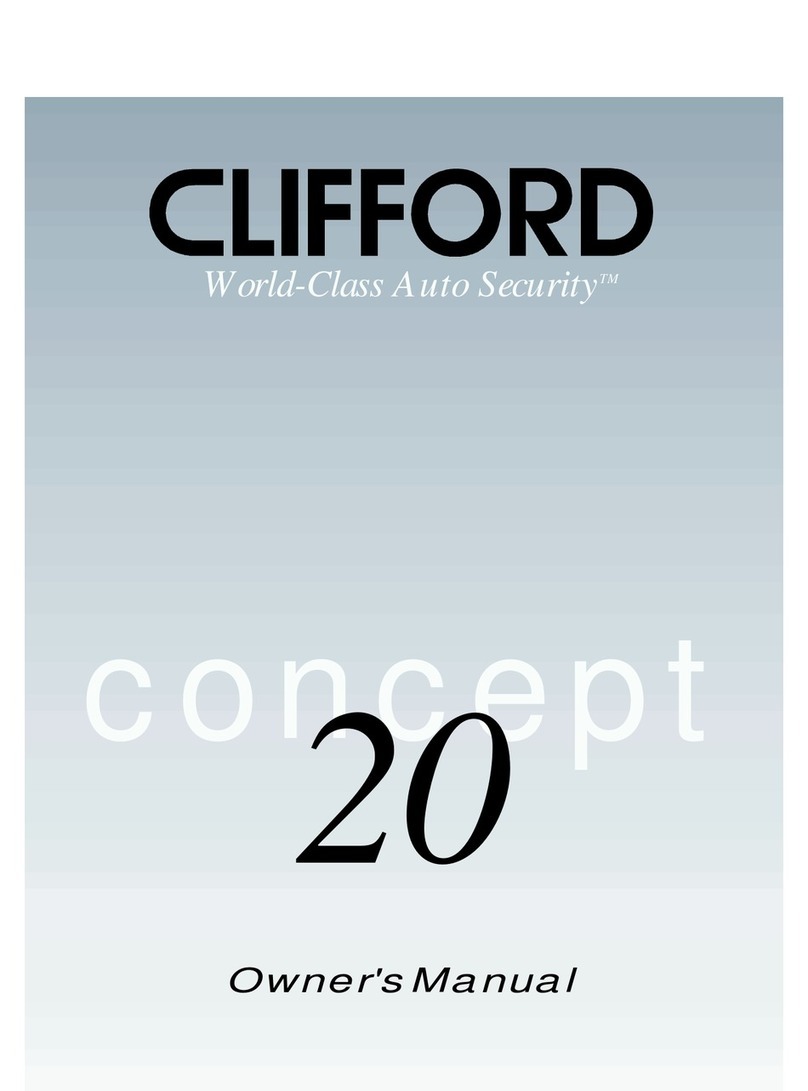 Clifford 20 owner's manual