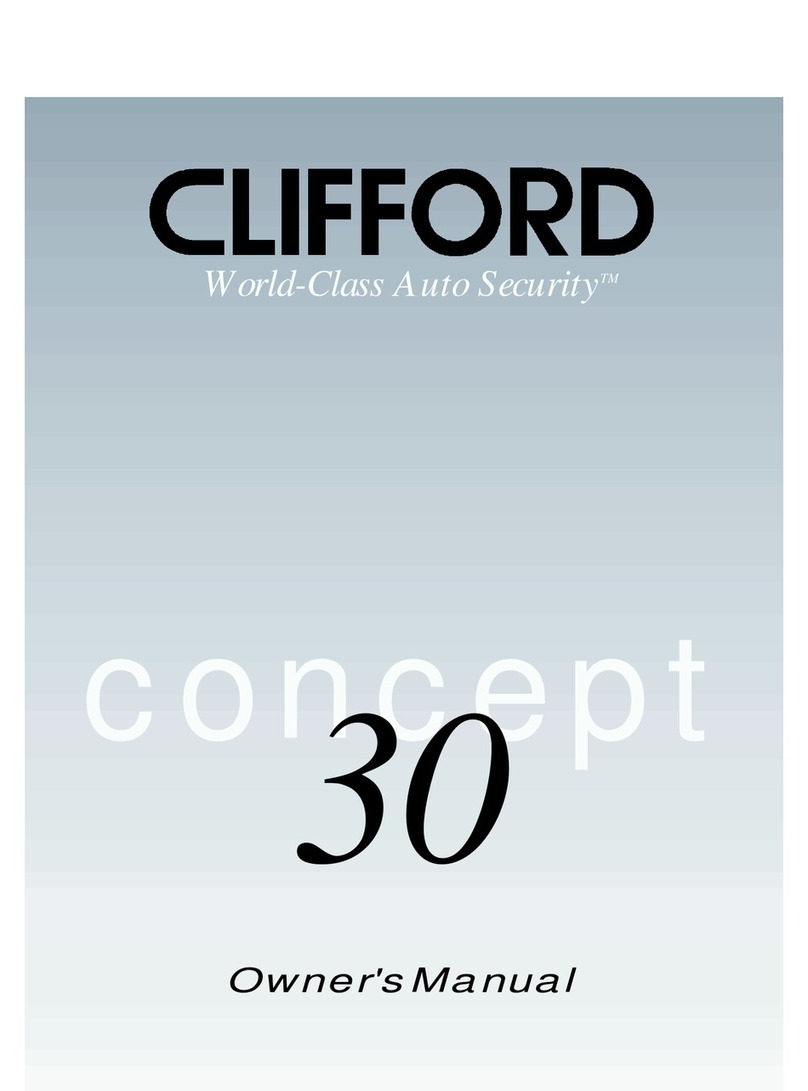 Clifford 30 owner's manual