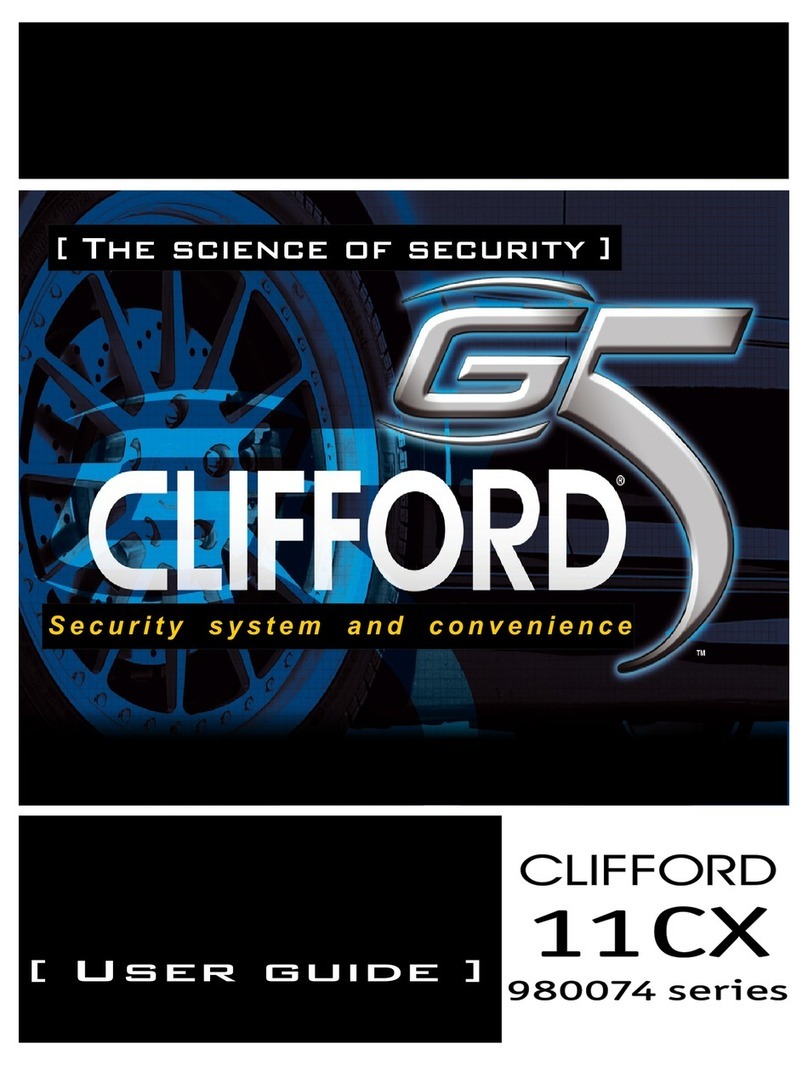 Clifford 980074 SERIES 11CX user guide