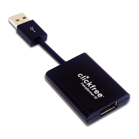 Clickfree Transformer SE User manual