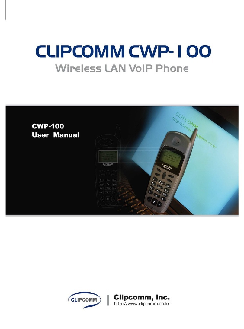 Clipcomm CWP-100 User manual