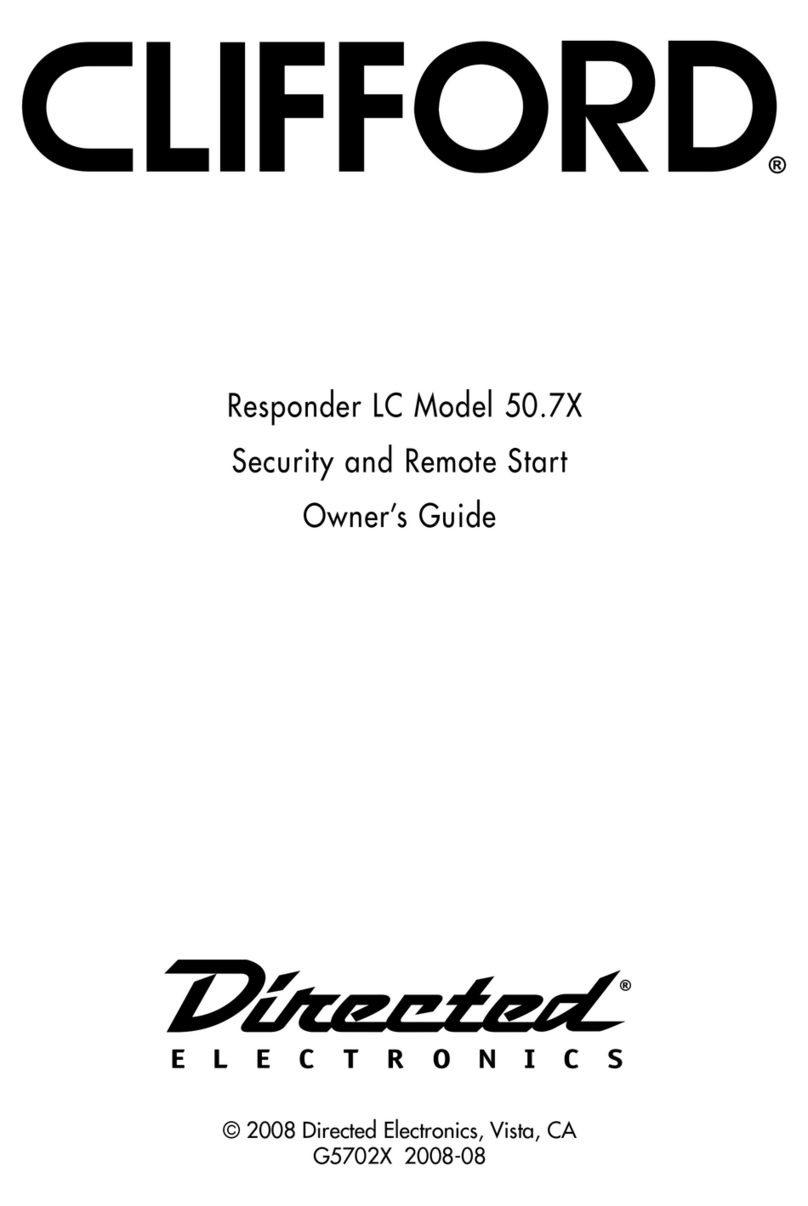 Clifford Responder LC 50.7X owner's guide
