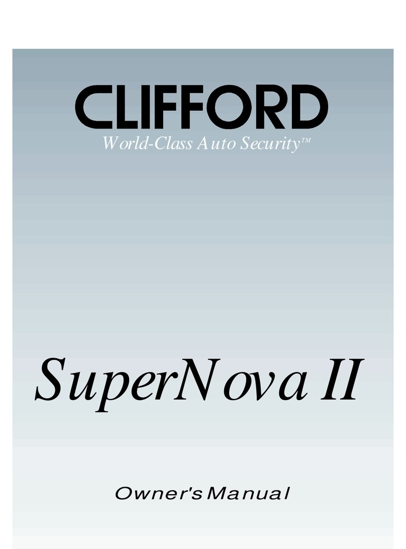 Clifford SuperNova II User manual