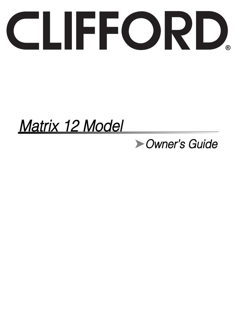 Clifford Matrix 12 owner's guide Clifford Matrix 12 owner's guide