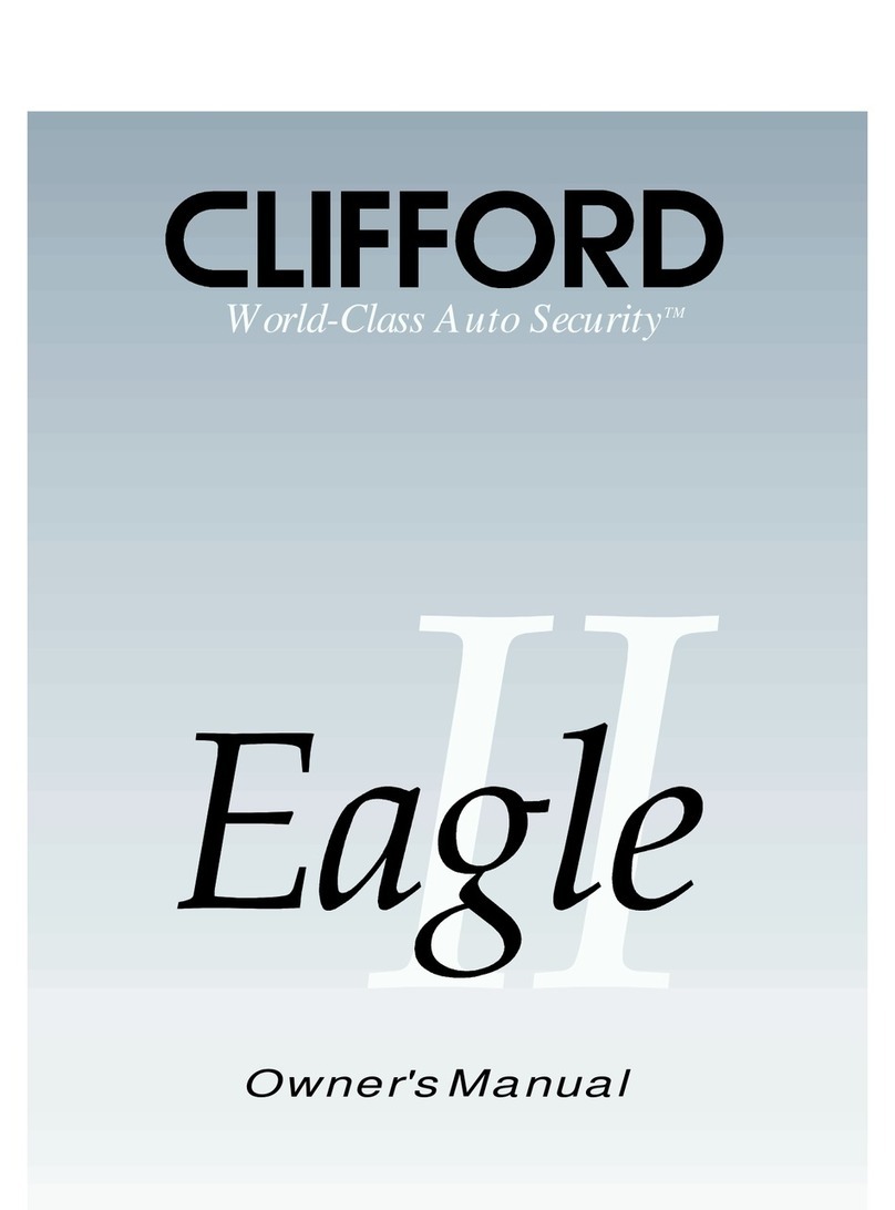 Clifford Eagle II owner's manual
