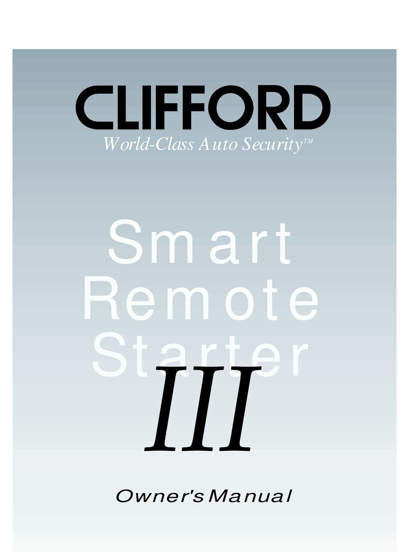 Clifford III User manual Clifford III User manual
