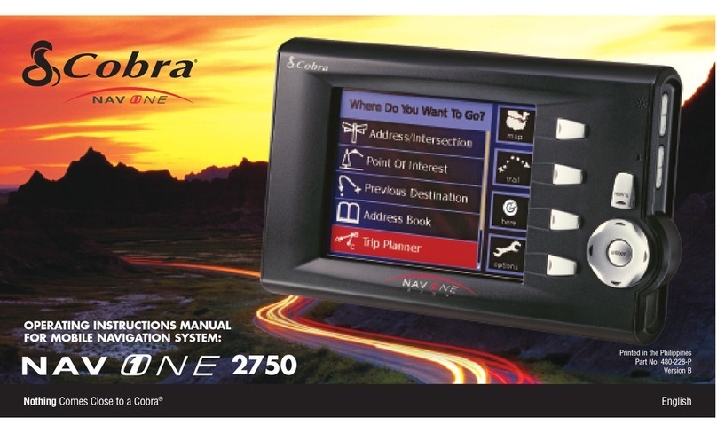 Cobra 2750 Instruction Manual