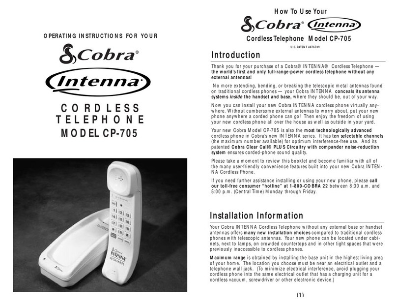 Cobra Intenna CP-705 User manual