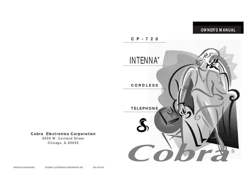 Cobra C P - 7 2 User manual