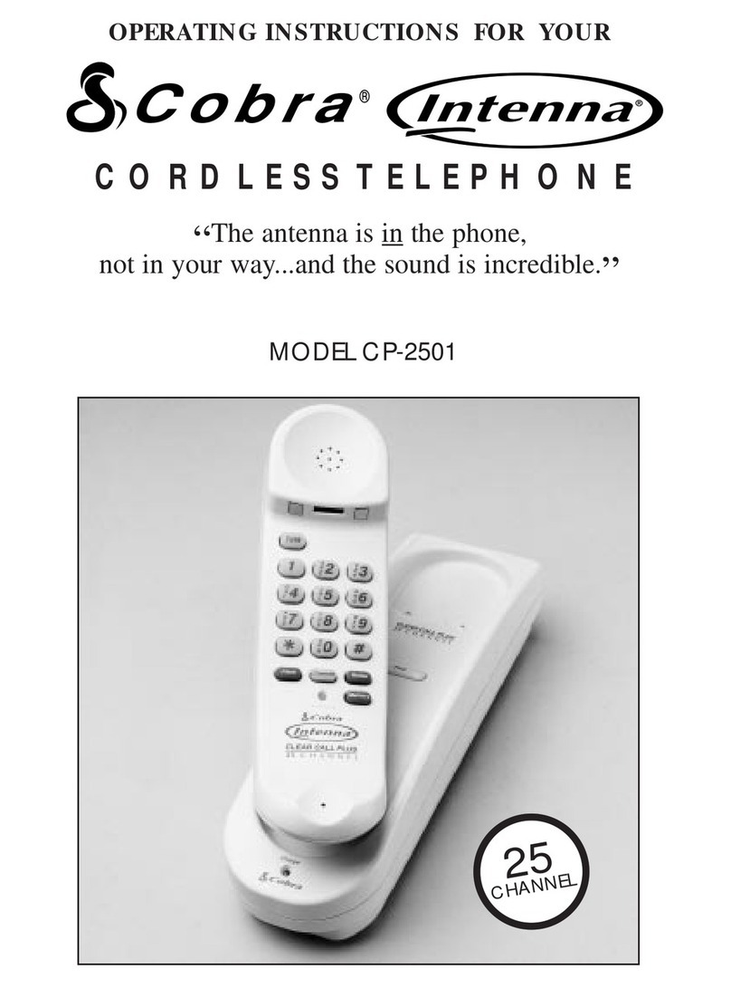 Cobra Intenna CP-2501 operating instructions