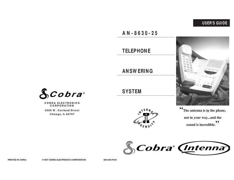 Cobra antenna AN - 8630 - 25 user guide