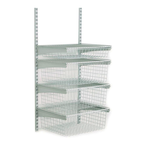 Closet Maid ShelfTrack Drawer Kit 2811 User manual Closet Maid ShelfTrack Drawer Kit 2811 User manual