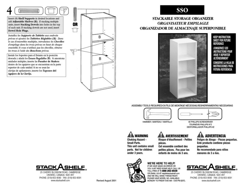 stackAshelf SSO Specification sheet