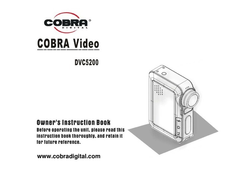 Cobra Digital DV500 Owner's instruction book