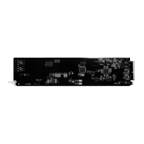 Cobalt Digital Inc openGear 9252 user manual