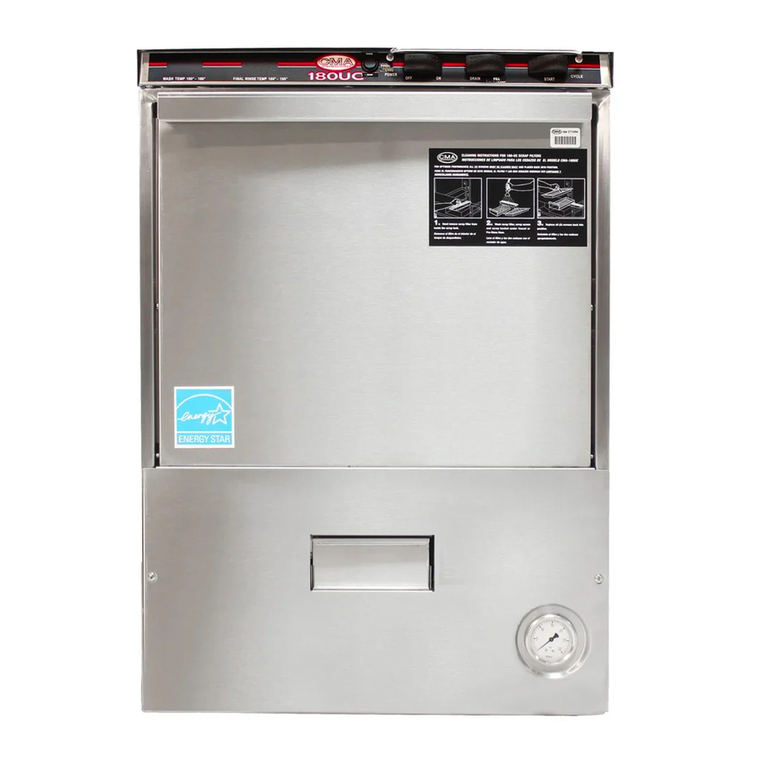 CMA Dishmachines CMA-180UC Installation & operation