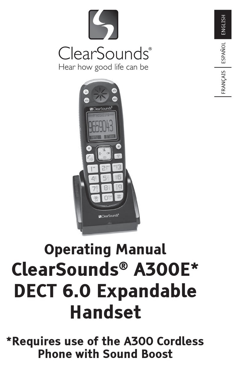 ClearSounds A300E User manual ClearSounds A300E User manual