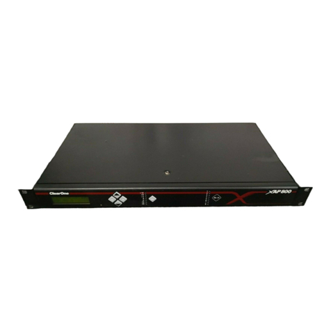Clear One XAP 800 Installation and operation manual Clear One XAP 800 Installation and operation manual