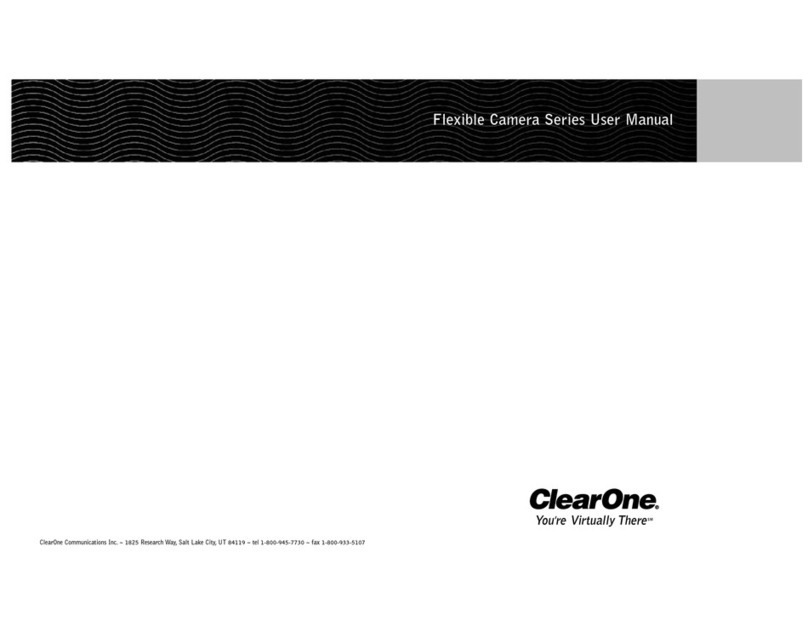 Clear One Flexible Camera Series User manual