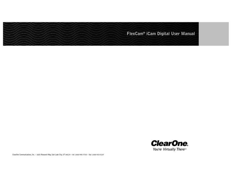 Clear One FlexCam USB user manual