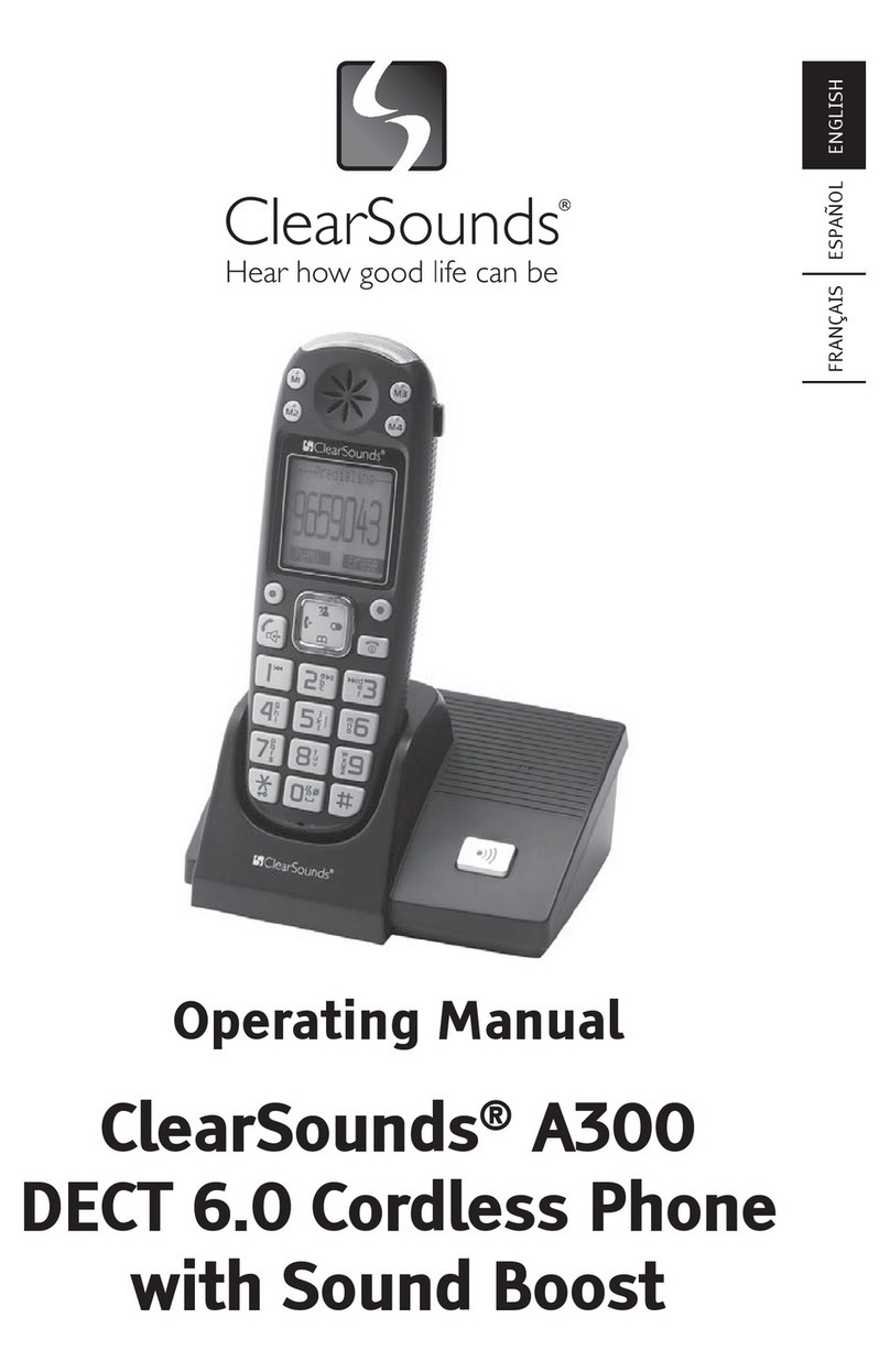 ClearSounds A300 User manual ClearSounds A300 User manual